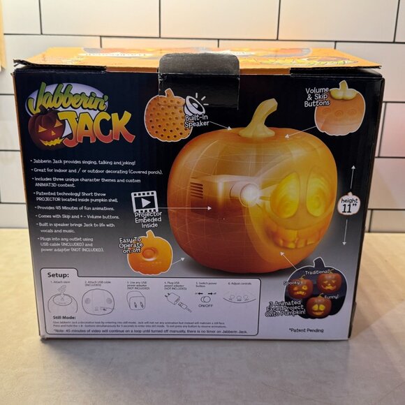 Jabberin´ Jack Animated Halloween Pumpkin...